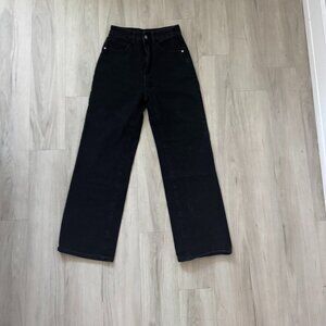 Black Straight Leg Jeans